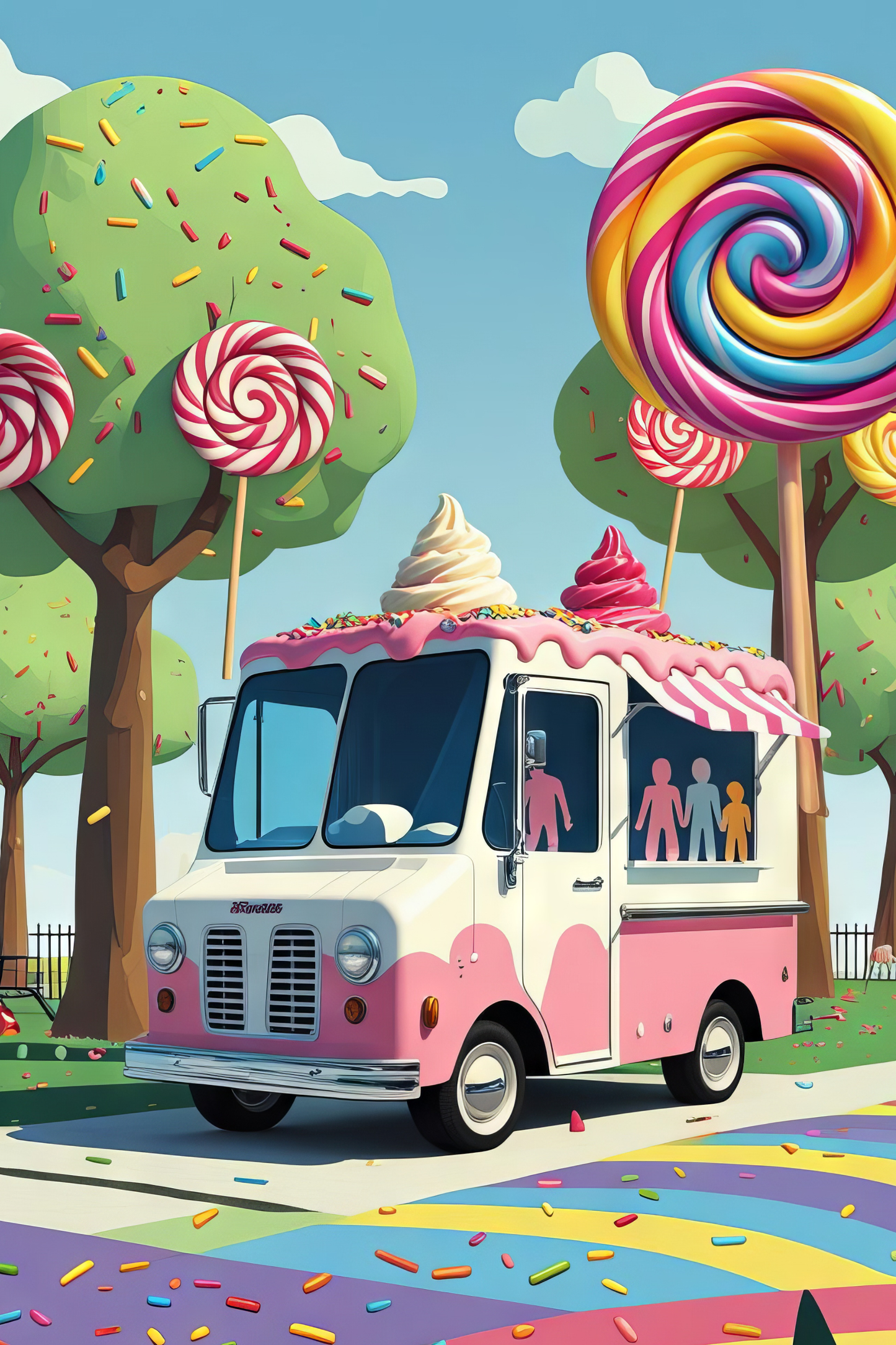 Ice Cream Party Jumbo Card