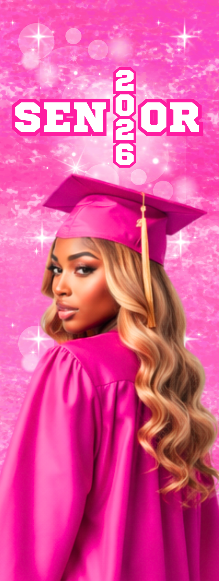 Editable Graduation Gift Bag Template Bundle | Small, Medium & Wide Bag Sizes | Printable 2026 Grad Bag Wraps | Canva Template