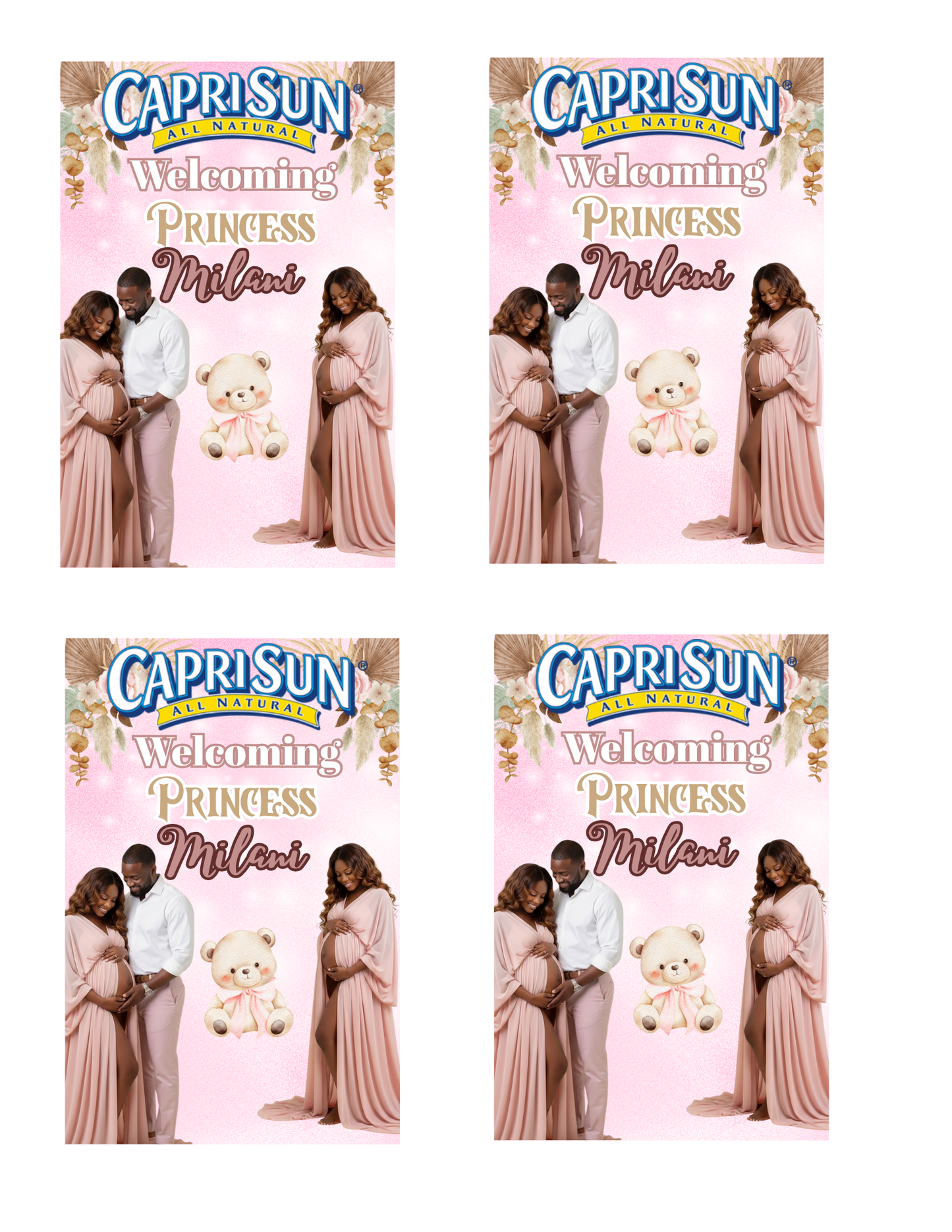Editable Baby Shower Party Pack- Full Matching Template Bundle