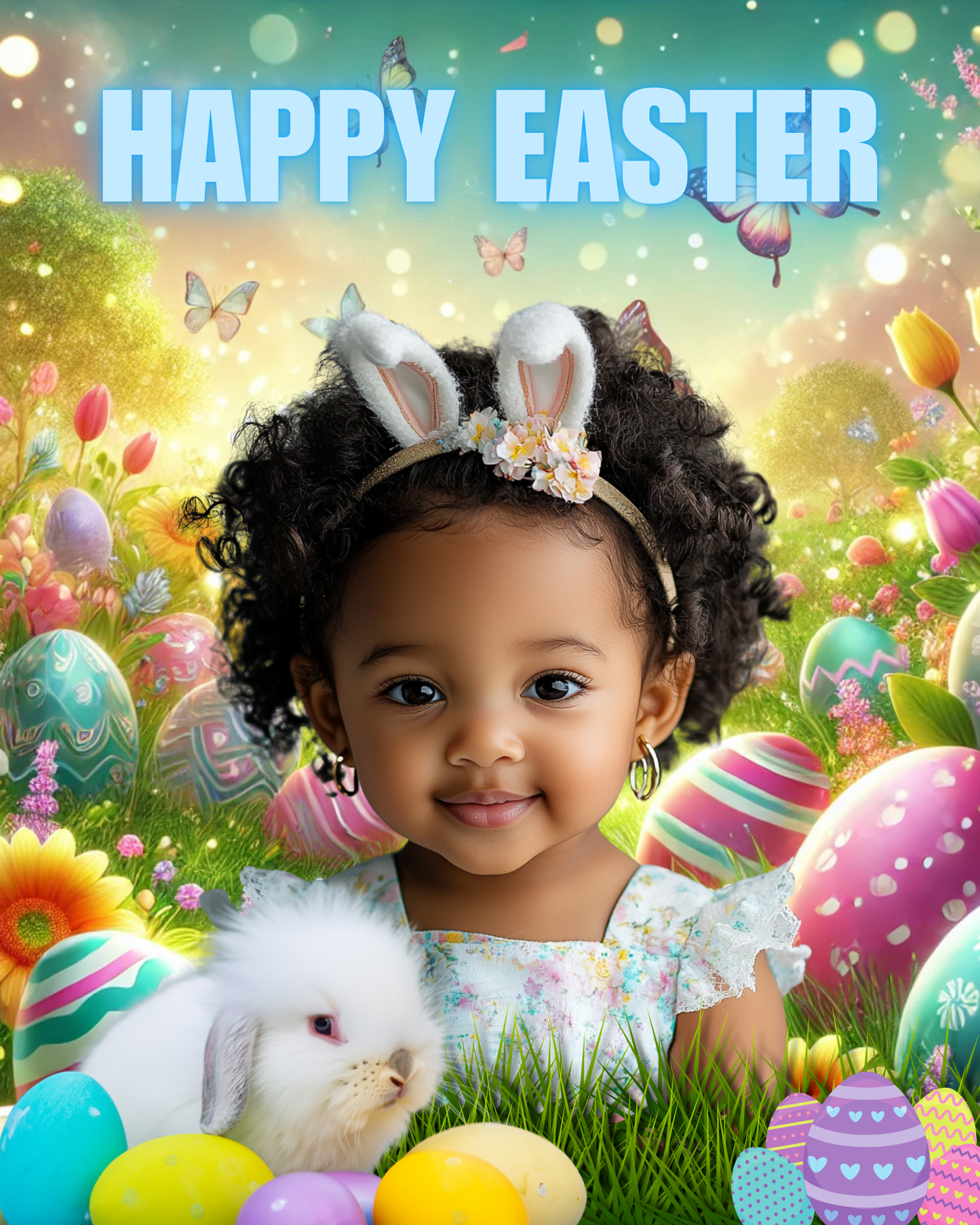 Easter Vending Machine Template | 16x20 Glow Frame | Editable Easter Vending Machine Design for Kids Events & Parties | Canva Template