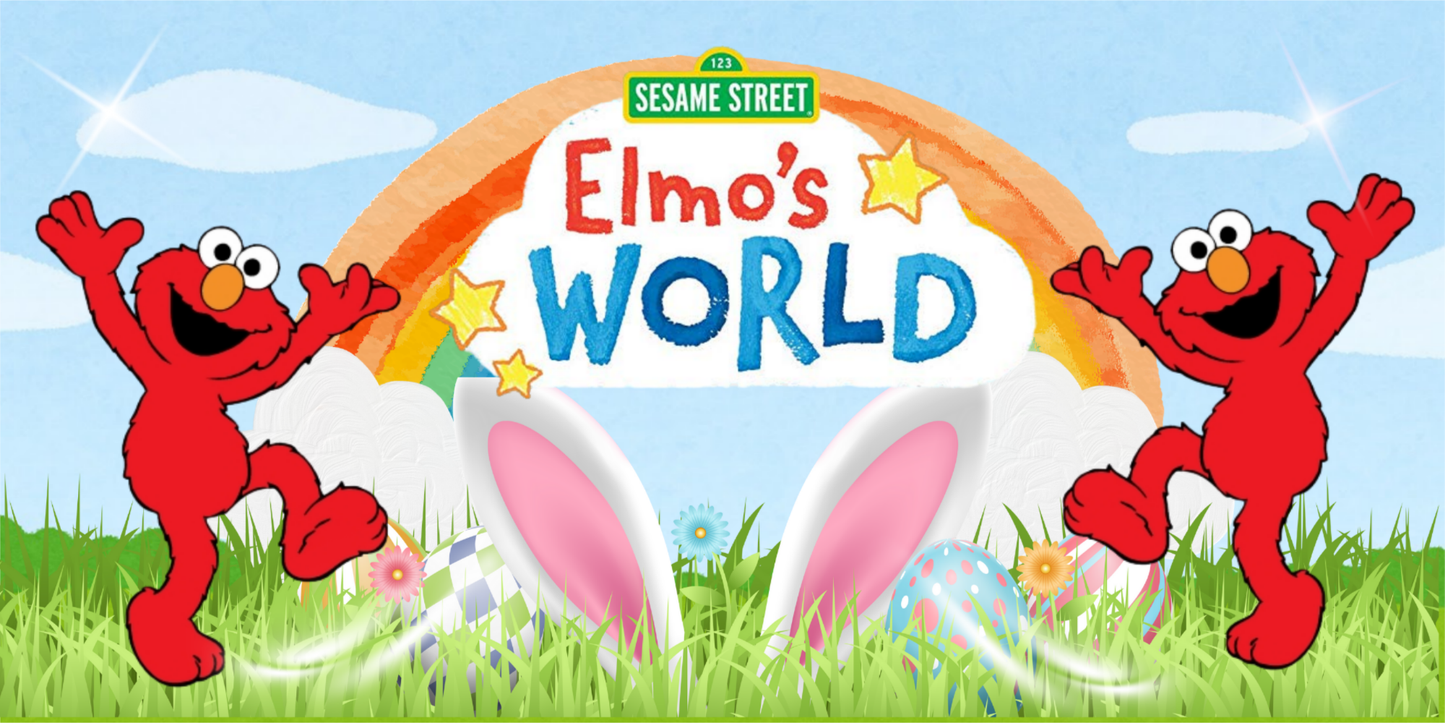 Drag & Drop Elmo TV Template (10 Inch Tablet) | Editable in Canva