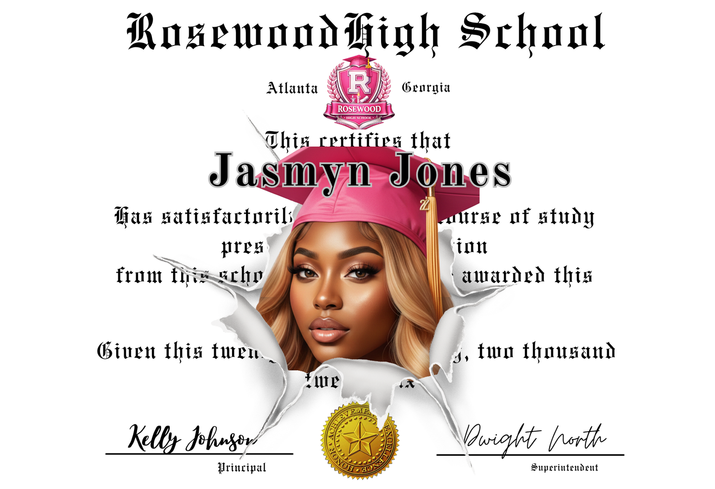 Editable 2026 Graduation Pillow Template | Custom Grad Photo Design Canva Template | Senior Collage Pillow Design + Mockup Bundle