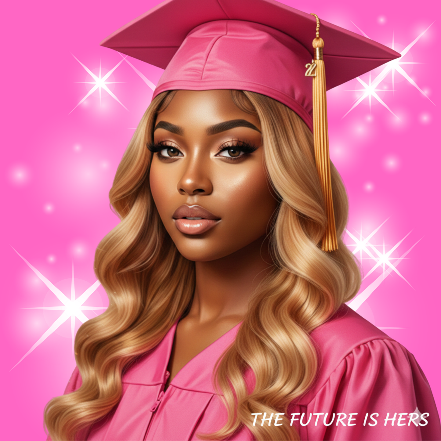 2026 Graduation Locker Box Template – Pink Custom Grad Memory Locker Canva Template
