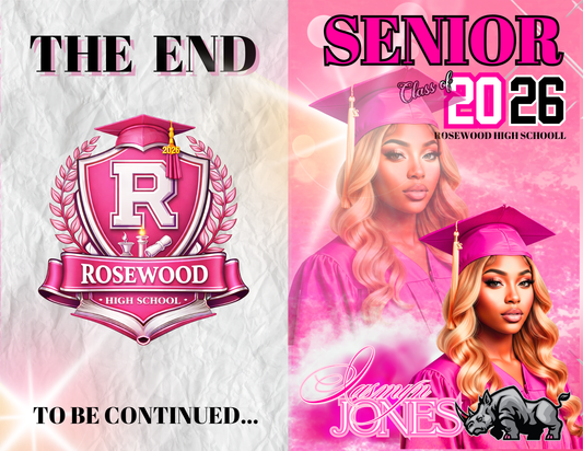 2026 Pink Graduation Activity Booklet Template – Editable Canva Grad Party Book