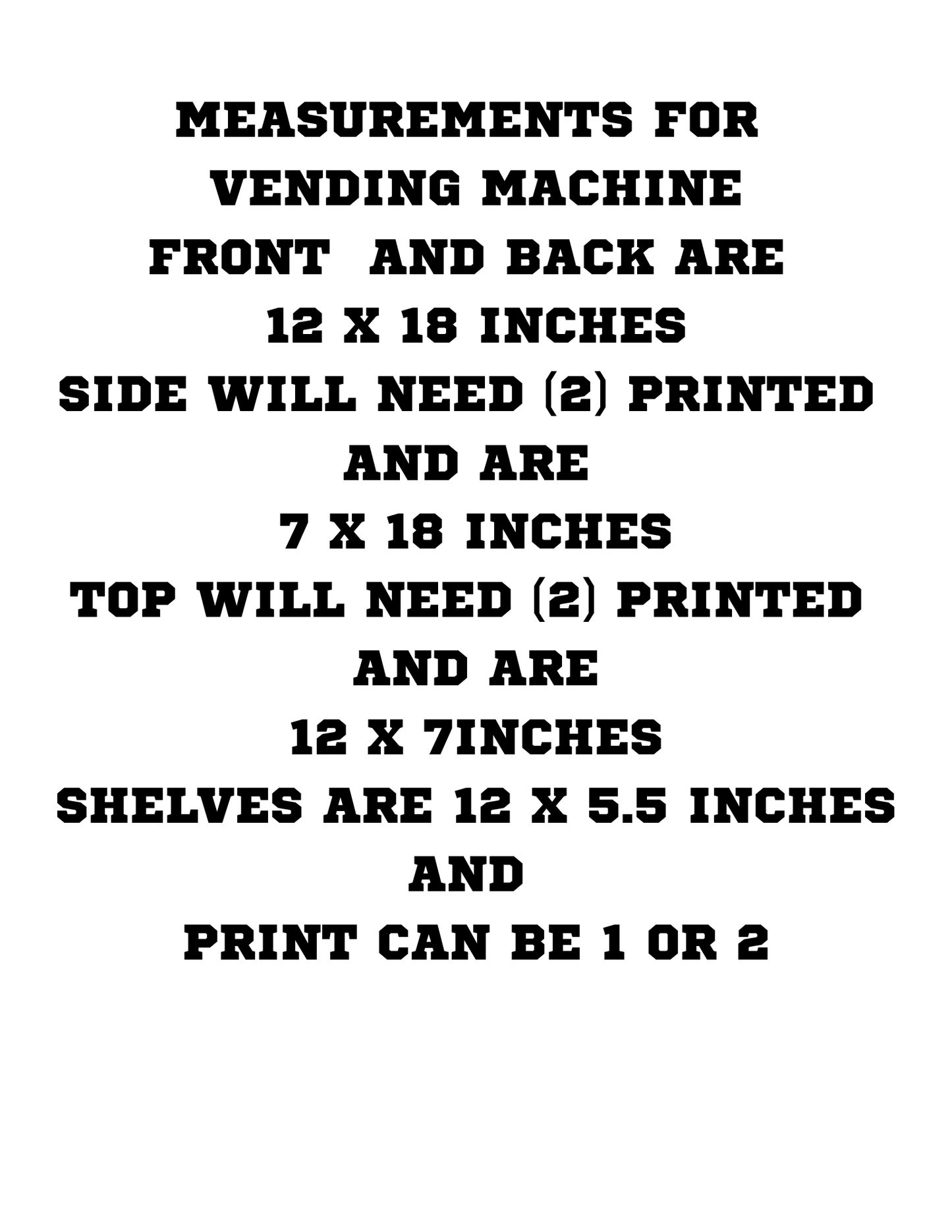2026 Graduation ATM / Vending Machine Template